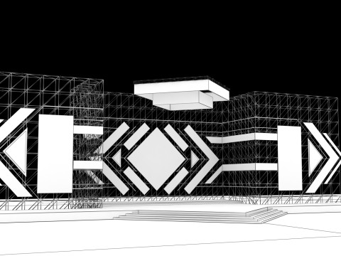 Music Festival Stage 02 Design 3D 模型