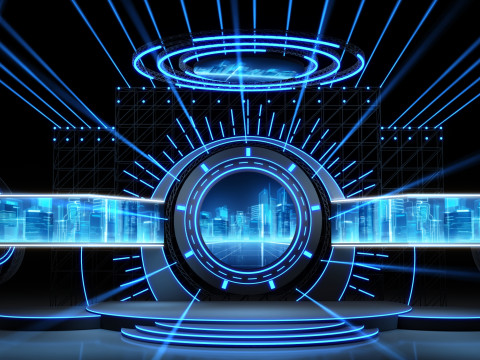 Event Stage 13 Design 3D Model
