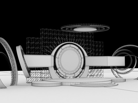 Event Stage 13 Design 3D Model
