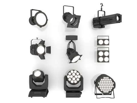 Stage Lighting Collection 3D Модель