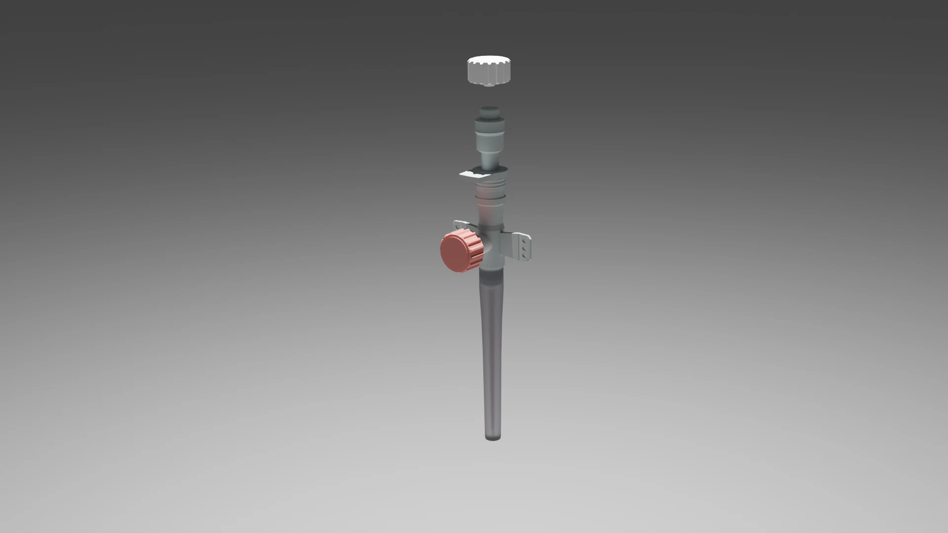 MEDICAL NEEDLE HEAD 3D Model .c4d .max .obj .3ds .fbx .stl .blend