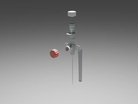 MEDICAL NEEDLE HEAD 3D Model
