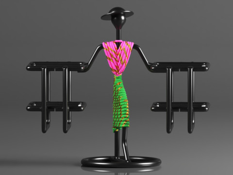 DV ENGINEERING - Creative in innovation Metal Stylish Tabletop Remote Holder 3D Print Model