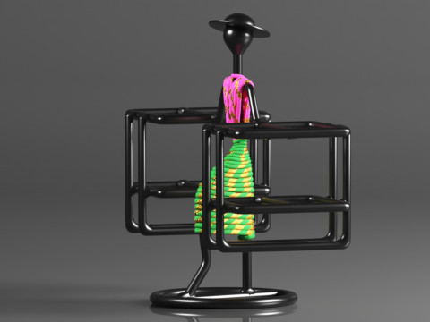 DV ENGINEERING - Creative in innovation Metal Stylish Tabletop Remote Holder Modèles 3D en vedette