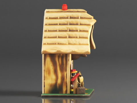 German Black Forest weather house TU 3D-printmodel
