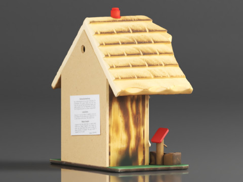 German Black Forest weather house TU 3D-printmodel