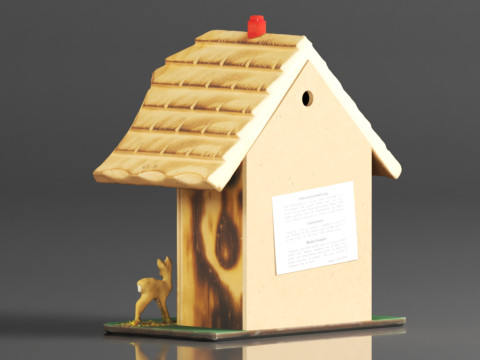 German Black Forest weather house TU 3D-printmodel