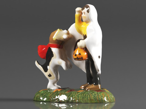 Department 56 Snow Village Halloween Accessories Peanuts Snoopys Treat No Tricks Figurine 3D Print Model