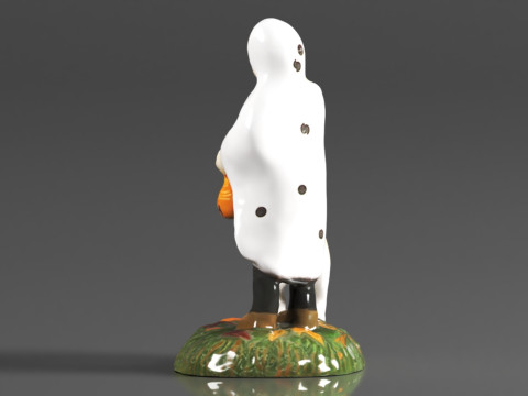 Department 56 Snow Village Halloween Accessories Peanuts Snoopys Treat No Tricks Figurine 3D Print Model