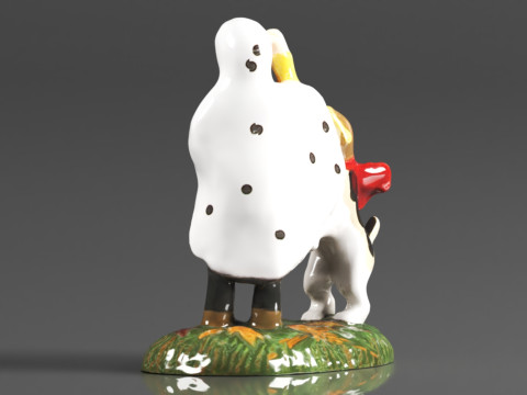 Department 56 Snow Village Halloween Accessories Peanuts Snoopys Treat No Tricks Figurine 3D Print Model