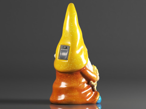FLJZCZM Garden Gnome Statue 3D Print Model