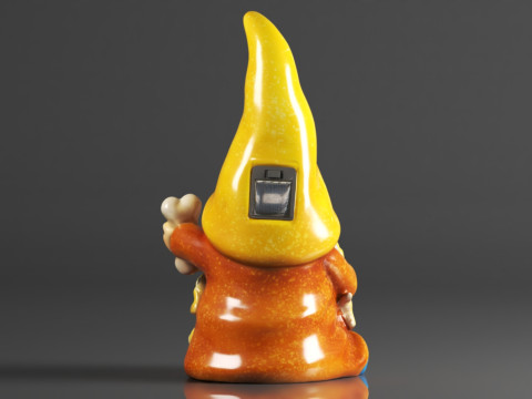 FLJZCZM Garden Gnome Statue 3D Print Model