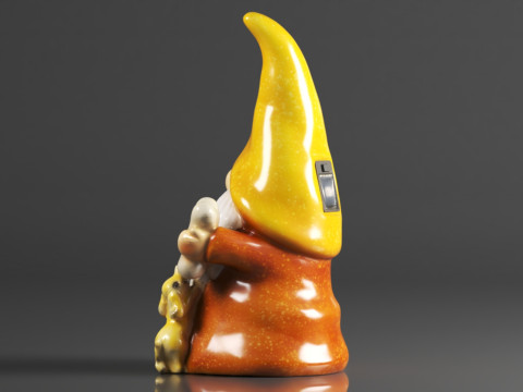 FLJZCZM Garden Gnome Statue 3D Print Model