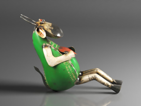 Recycled Metal Yard Art Gorgeous Cow Decor for Indoor or Outdoor 3D 프린트 모델