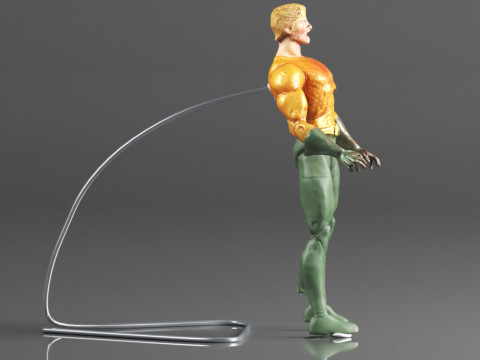 DC Collectibles Essentials DCeased Aquaman Action Figure 3D Print Model