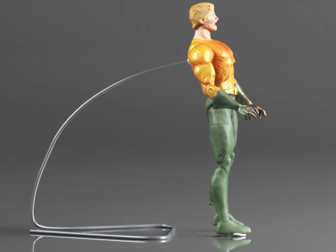 DC Collectibles Essentials DCeased Aquaman Action Figure 3D Print Model