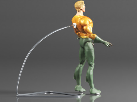 DC Collectibles Essentials DCeased Aquaman Action Figure 3D Print Model