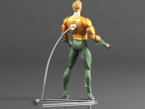 DC Collectibles Essentials DCeased Aquaman Action Figure 3D Print Model