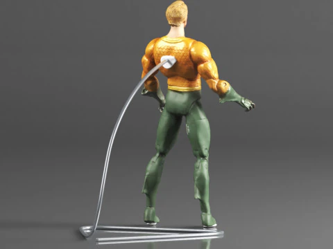 DC Collectibles Essentials DCeased Aquaman Action Figure 3D Print Model