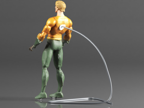 DC Collectibles Essentials DCeased Aquaman Action Figure 3D Print Model
