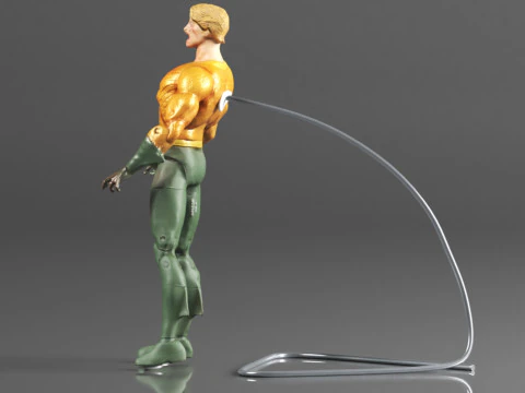 DC Collectibles Essentials DCeased Aquaman Action Figure 3D Print Model