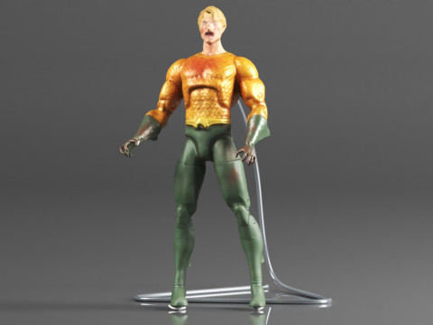 DC Collectibles Essentials DCeased Aquaman Action Figure 3D Print Model