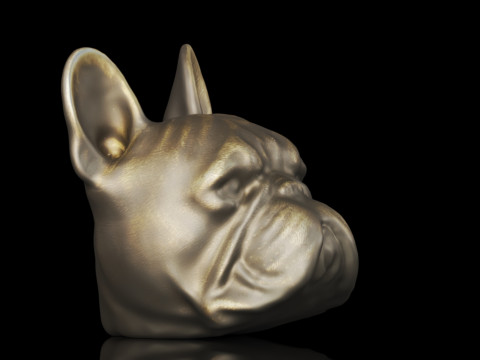 Creative Co-Op Decorative Antique Resin Dog Head Bookends 3Dプリントモデル