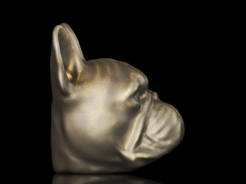 Creative Co-Op Decorative Antique Resin Dog Head Bookends 3Dプリントモデル