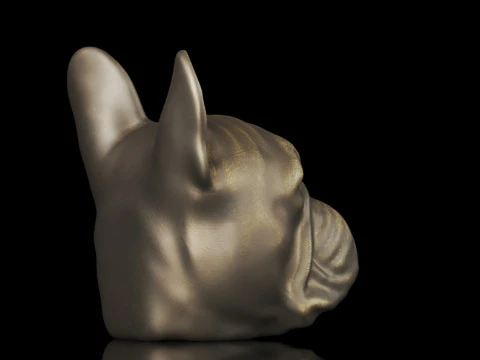 Creative Co-Op Decorative Antique Resin Dog Head Bookends 3D Print Model