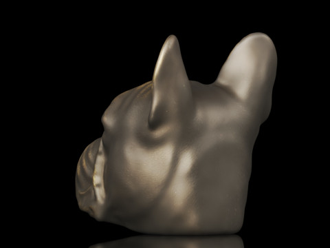 Creative Co-Op Decorative Antique Resin Dog Head Bookends 3Dプリントモデル