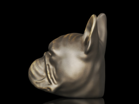 Creative Co-Op Decorative Antique Resin Dog Head Bookends 3Dプリントモデル