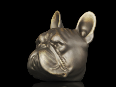 Creative Co-Op Decorative Antique Resin Dog Head Bookends 3Dプリントモデル