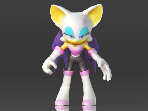 Sonic the Hedgehog Figure 3D Print Model