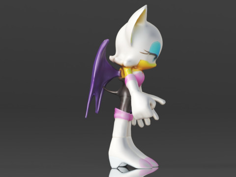 Sonic the Hedgehog Figure 3D printmodel