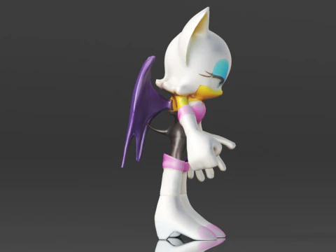 Sonic the Hedgehog Figure 3D Print Model