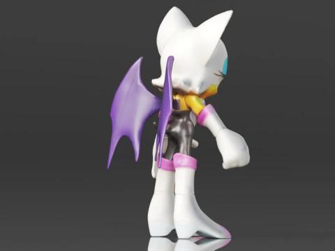 Sonic the Hedgehog Figure 3D Print Model