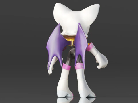 Sonic the Hedgehog Figure 3D Print Model