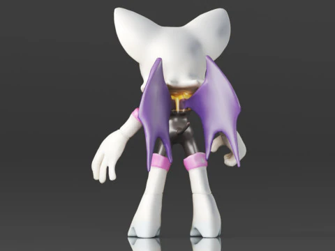 Sonic the Hedgehog Figure 3D Print Model