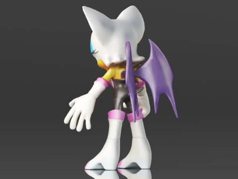 Sonic the Hedgehog Figure 3D Print Model