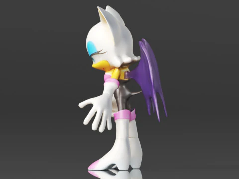 Sonic the Hedgehog Figure 3D Print Model