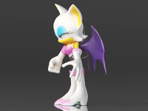 Sonic the Hedgehog Figure 3D Print Model