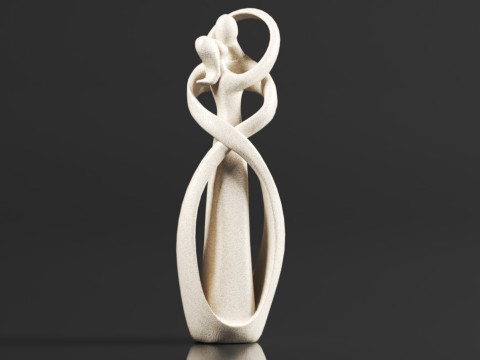 Hztyyier Statue De Grs Amoureux Couple Statue 3D printmodel