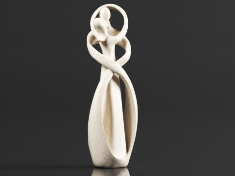 Hztyyier Statue De Grs Amoureux Couple Statue 3D printmodel