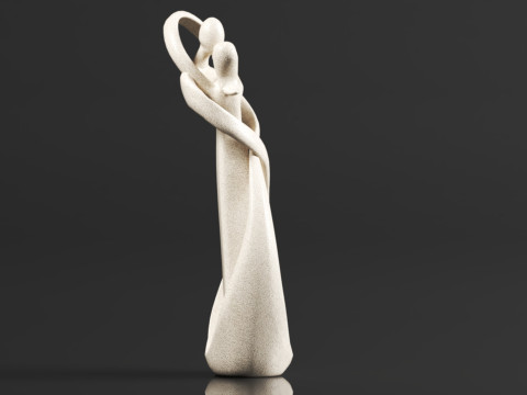 Hztyyier Statue De Grs Amoureux Couple Statue 3D printmodel