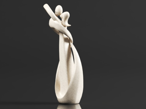 Hztyyier Statue De Grs Amoureux Couple Statue 3D printmodel