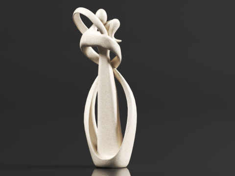 Hztyyier Statue De Grs Amoureux Couple Statue 3D printmodel