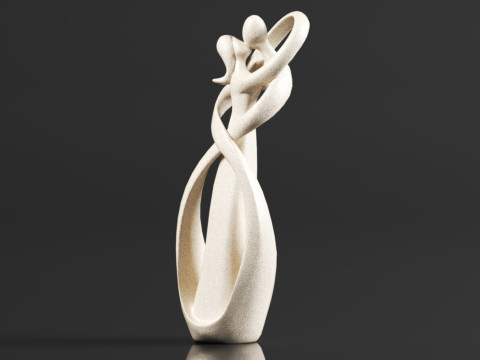 Hztyyier Statue De Grs Amoureux Couple Statue 3D printmodel