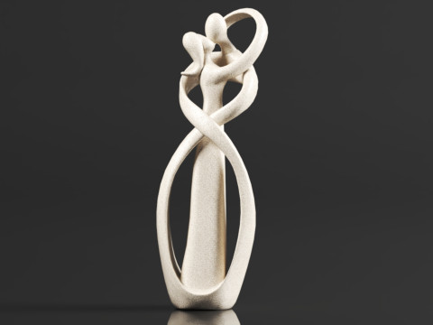 Hztyyier Statue De Grs Amoureux Couple Statue 3D printmodel
