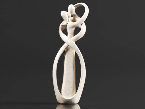 Hztyyier Statue De Grs Amoureux Couple Statue 3D printmodel