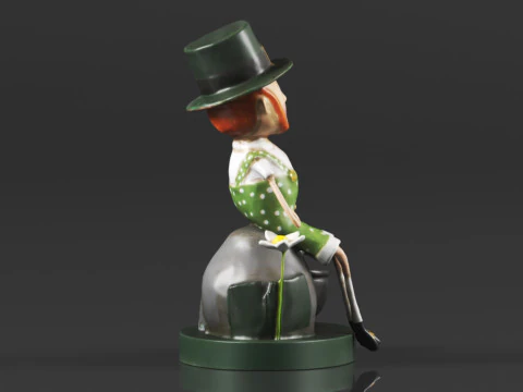 Lori Mitchell 13308 Leprechaun Boy Figurine 3D Print Model